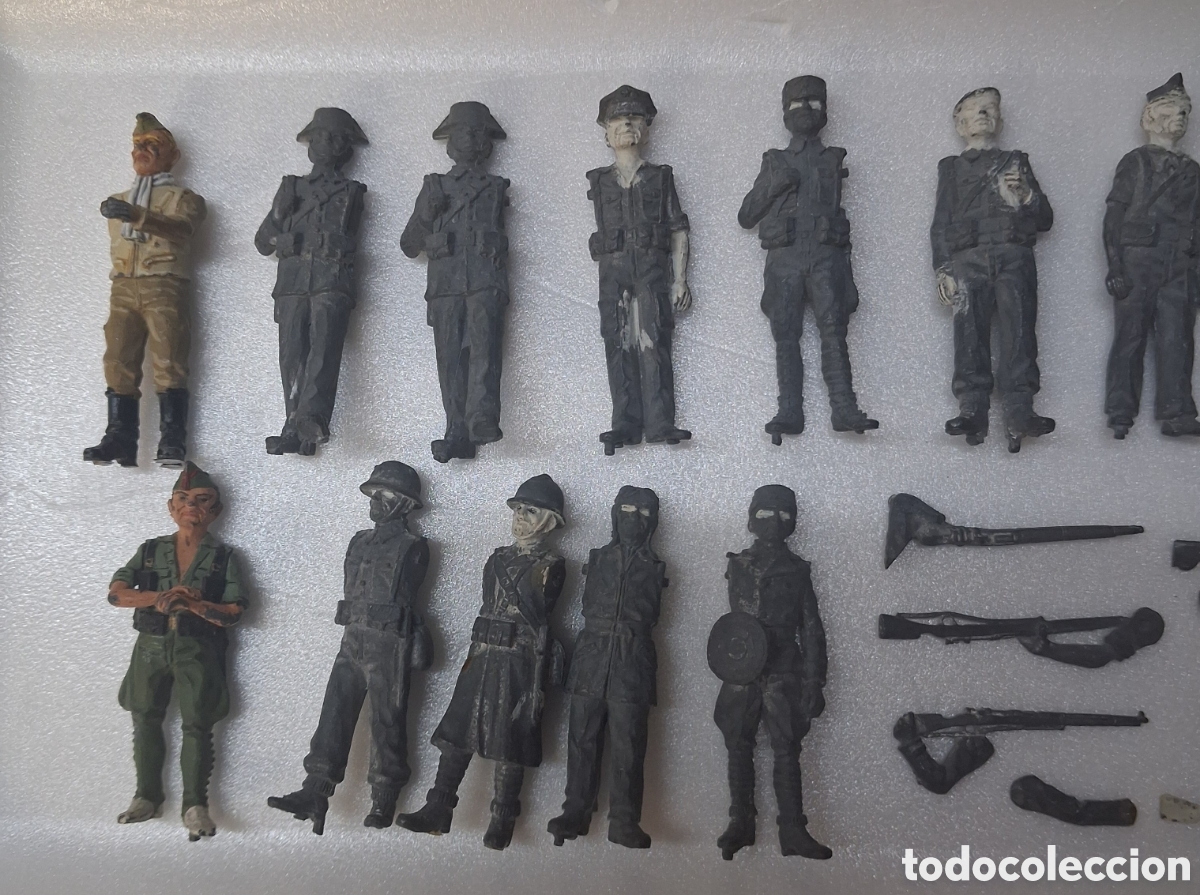 Hobbys: 12 FIGURAS METALICAS DE LA GUERRA CIVIL ESPA&Ntilde;OLA, EN 54mm , marca EKO