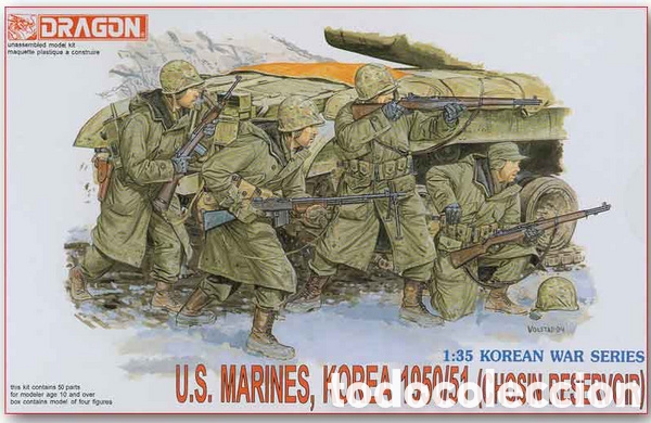 Hobbys: US MARINES . KOREA 1950. COCHIN RESERVOIR. DRAGON 1/35