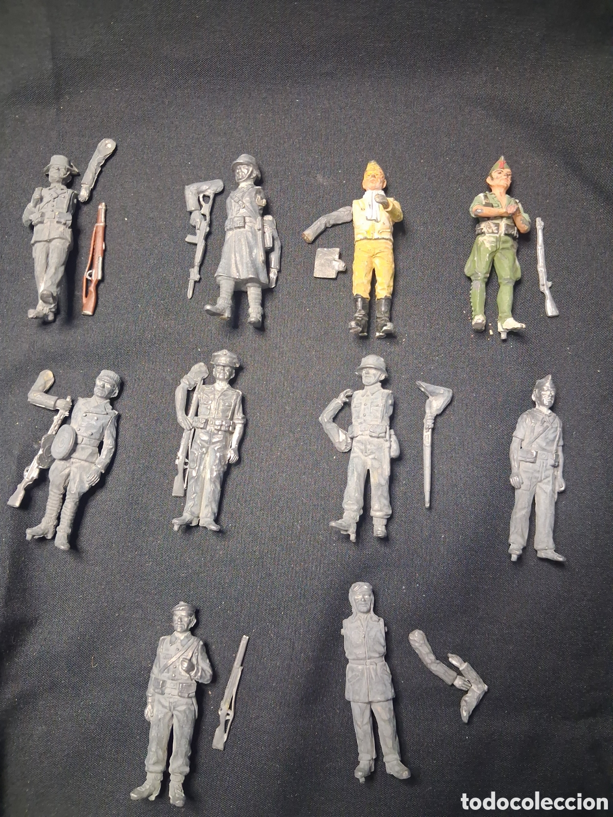 Hobbys: 10 FIGURAS METALICAS DE LA GUERRA CIVIL ESPA&Ntilde;OLA, EN 54mm , marca EKO