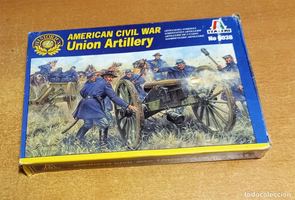 Hobbys: Caja con Artiller&iacute;a de la Uni&oacute;n (Guerra Civil Americana) de Italeri a 1/72