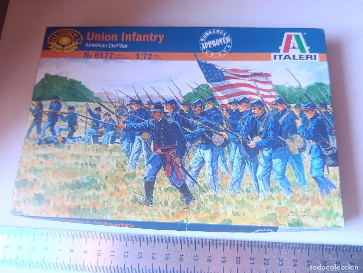 Hobbys: CAJA INFANTERIA DE LA UNION - ESC. 1/72 - ITALERI - ABIERTO - COMPLETO