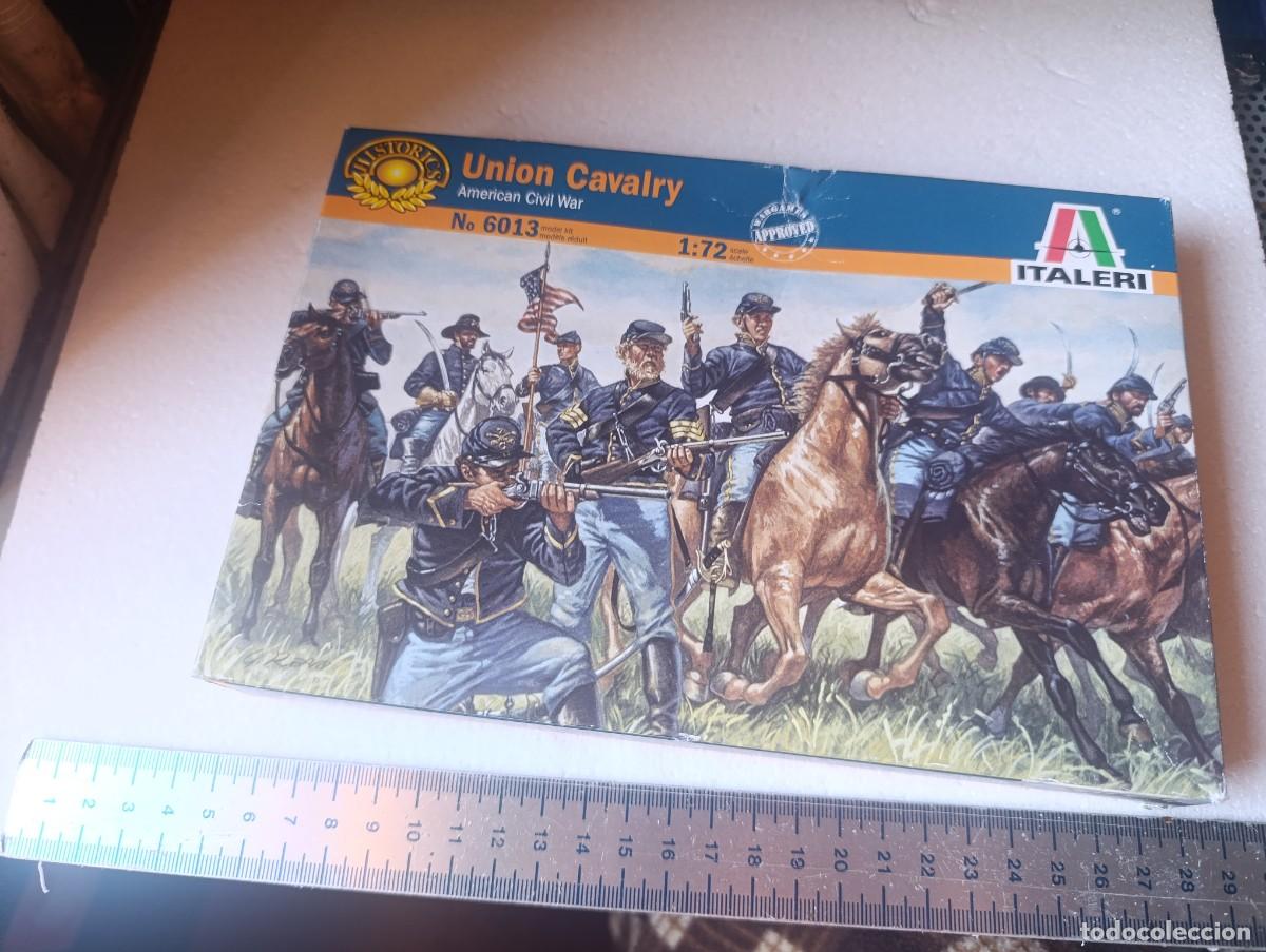 Hobbys: CAJA SOLDADOS CABALLERIA DE LA UNION - ESC. 1/72 - ITALERI - ABIERTO - COMPLETO