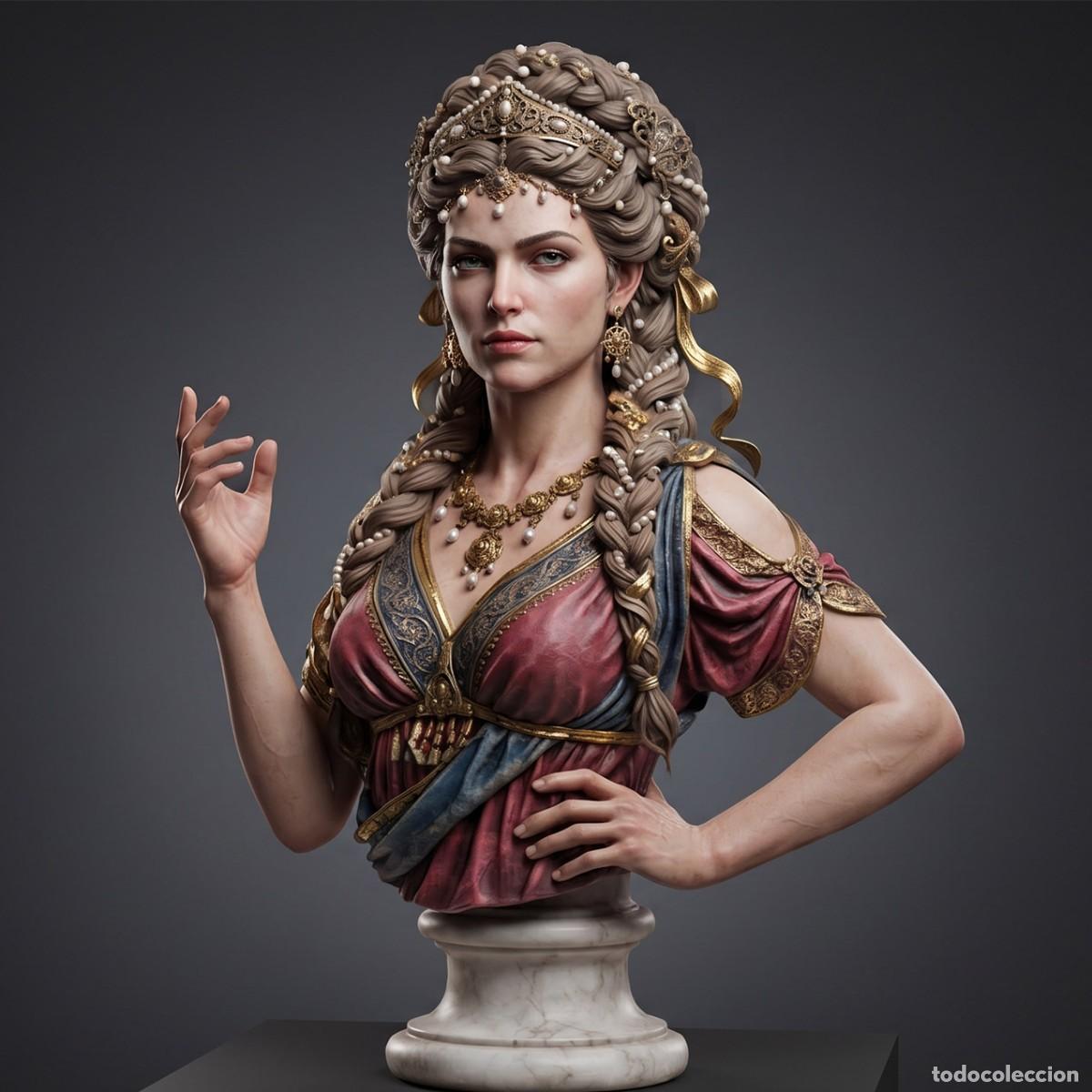 Hobbys: OLIMPIA, REINA DE MACEDONIA. Art Girona. Busto escala 1/9