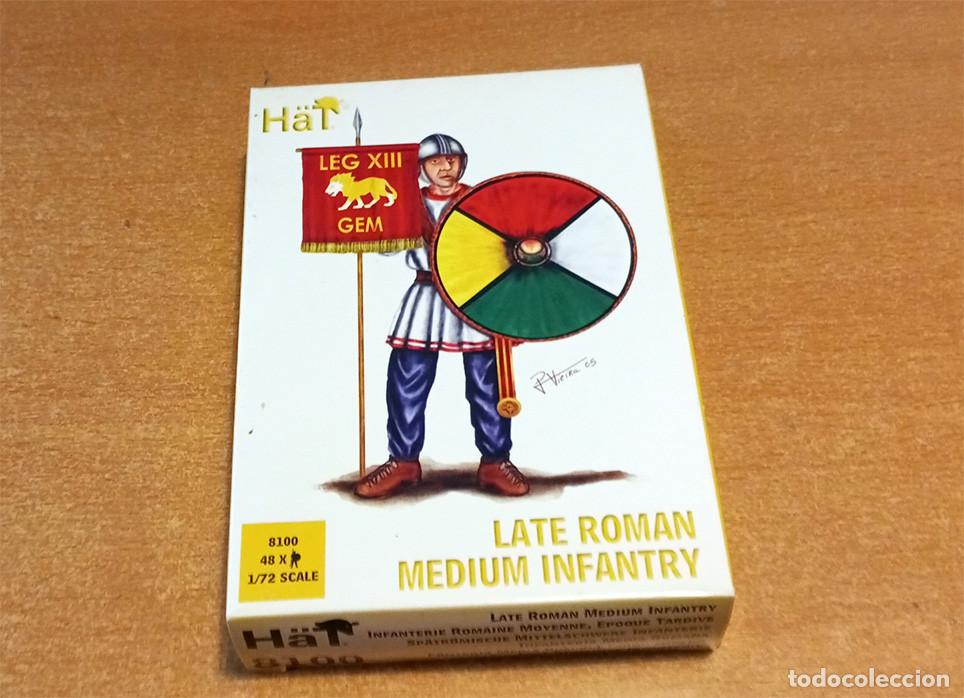 Hobbys: Vaja con Infanter&iacute;a Media Tardorromana de Hat a escala 1/72