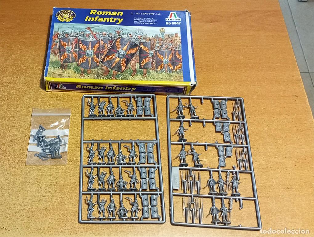 Hobbys: Infanter&iacute;a romana de &eacute;poca altoimperial (siglos I-II d.C.) de Italeri a 1/72 (con 5 figuras sueltas)
