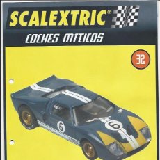 Hobbys: FASCICULO Nº32 SCALEXTRIC COCHES MÍTICOS FORD GT - 40 - ALTAYA-
