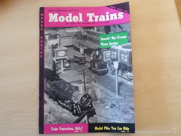 Hobbys: Revista Model Trains June 1955 - Foto 1