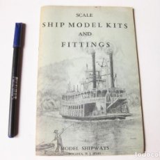 Hobbys: CATALOGO DE MODELOS DE BARCOS. SCALE SHIP MODEL KITS AND FITTINGS. SHIPWAYS. Nº 26 1972