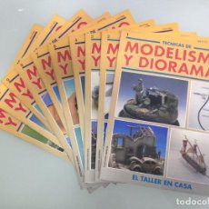 Hobbys: TECNICAS DE MODELISMO Y DIORAMAS, KIT, 10 FASCICULOS - 1,2,3,4,6,7,8,9,10,12