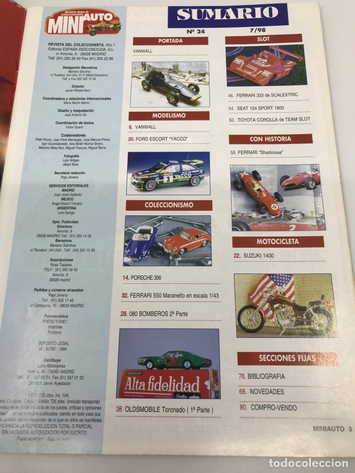 Hobbys: Mini Auto N 24 1998 - Foto 2