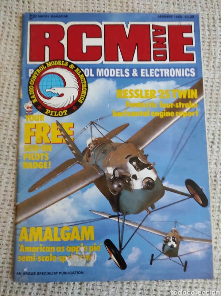 Hobbys: RCM&E RADIO JANUARY 1988 CONTROL MODELS AND ELECTRONICS - EDICION EN INGLES - Foto 1