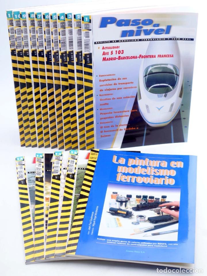 Hobbys: PASO A NIVEL 1 A 15, 17 Y EXTRA. REVISTA DE MODELISMO FERROVIARIO Y TREN REAL. CASI COMPLETA (Vvaa)