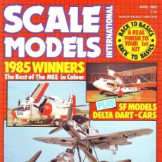 Hobbys: SCALE MODELS AÑO 1985 ABRIL. Lote 366665961
