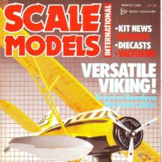 Hobbys: SCALE MODELS AÑO 1986 MARZO. Lote 366666516