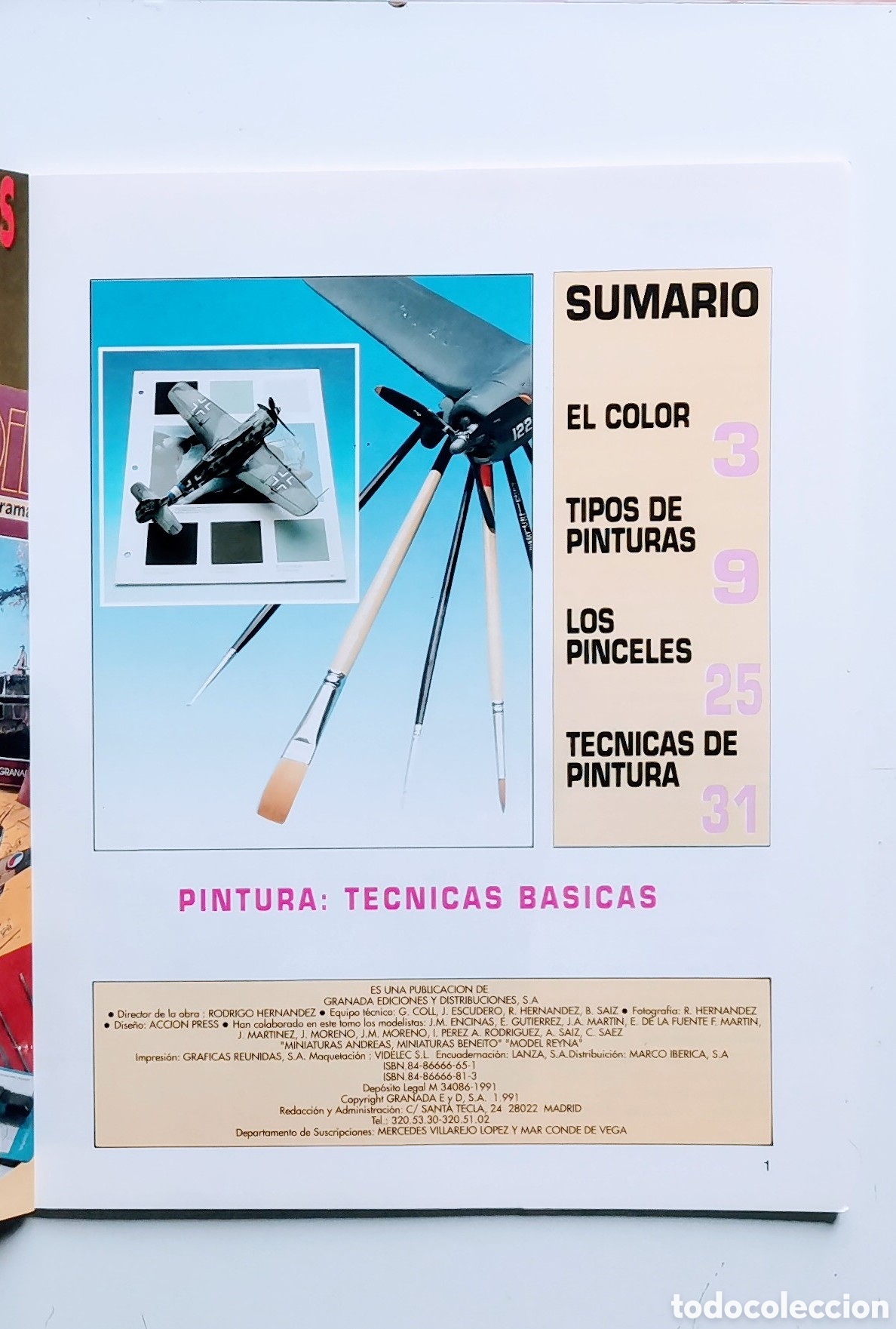Hobbys: PINTURA: TECNICAS BASICAS / MONOGRAFIAS MODELISMO PRACTICO /GRANADA - Foto 3