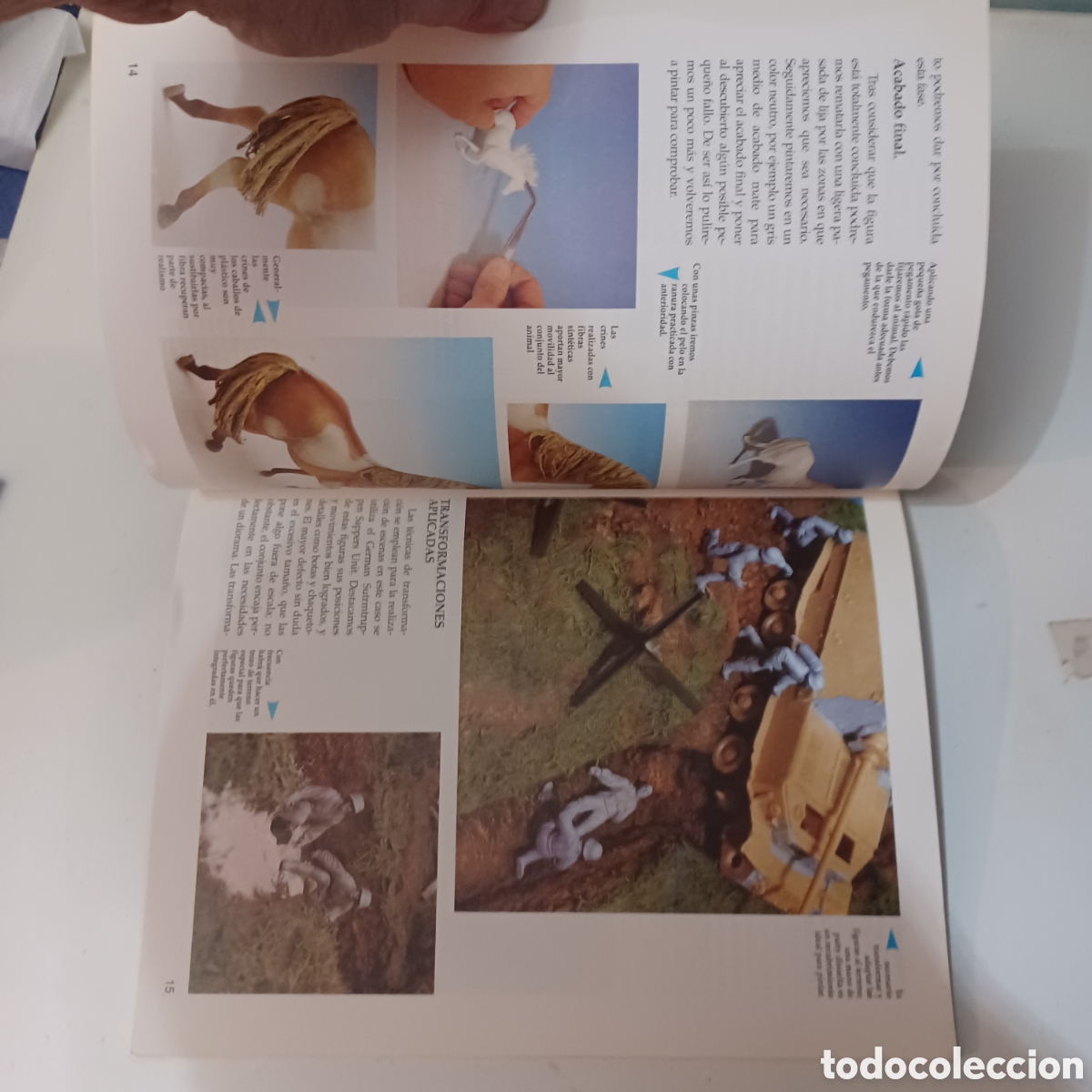 Hobbys: Monografia Modelismo Practico Figuras y animales: transformaci&oacute;n y modelado Granada 1991 - Foto 3