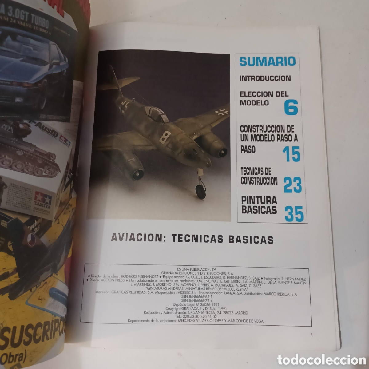 Hobbys: Monografia Modelismo Practico Aviacion: t&eacute;cnicas b&aacute;sicas Granada 1991 - Foto 2