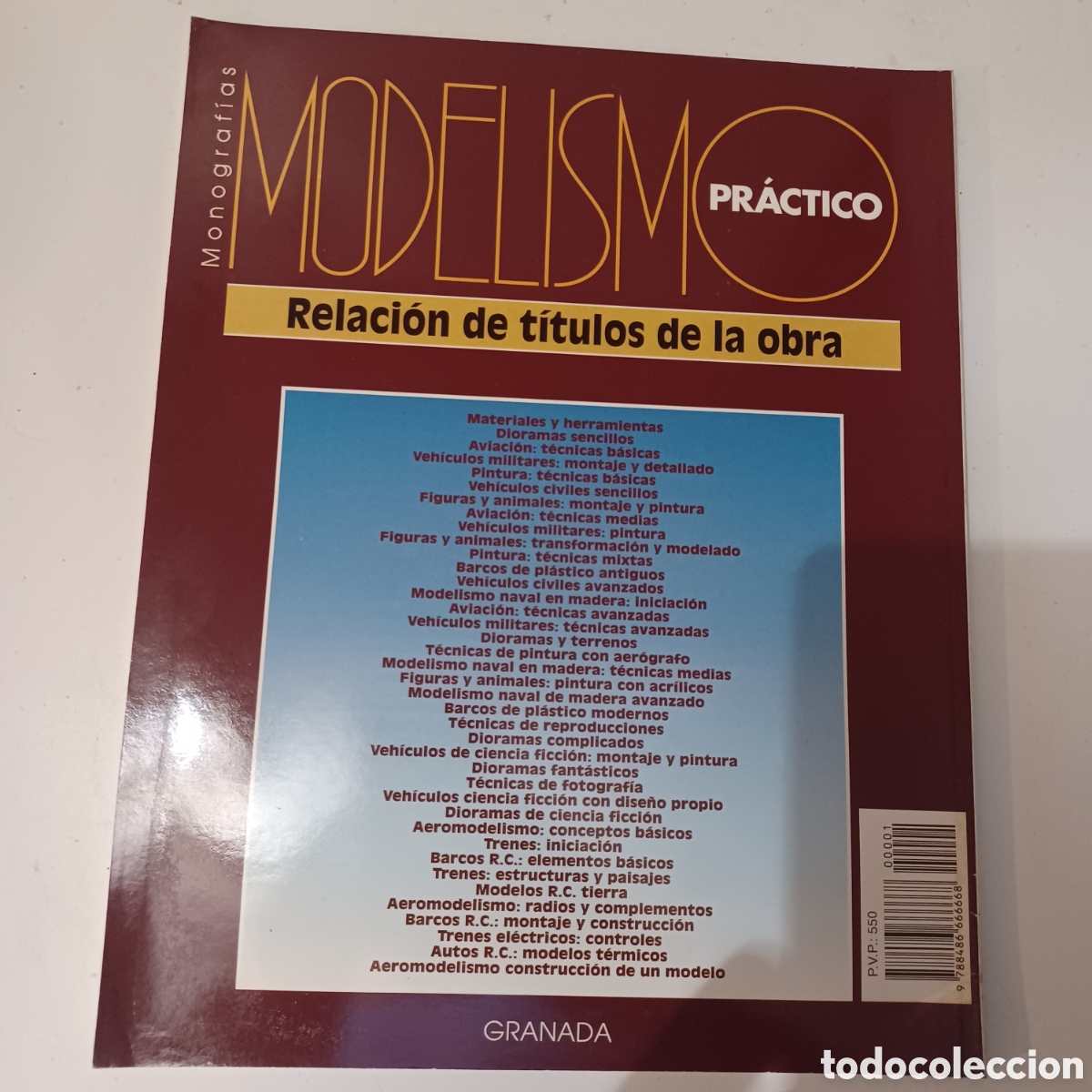 Hobbys: Monografia Modelismo Practico Materiales y Herramientas Granada 1992 - Foto 5