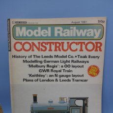 Hobbys: REVISTA MODEL RAILWAY CONSTRUCTOR AGOSTO 1981