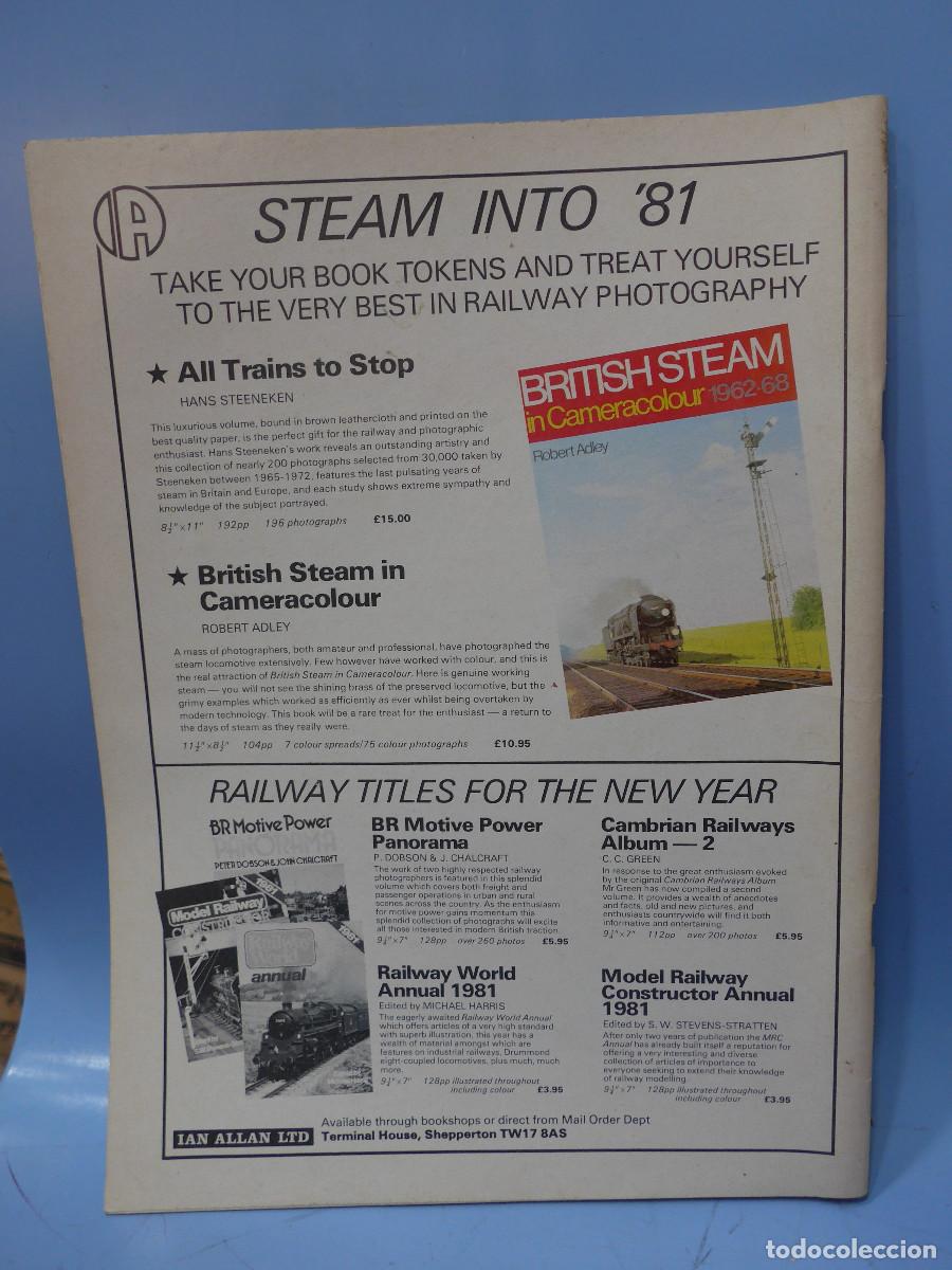 Hobbys: REVISTA MODEL RAILWAY CONSTRUCTOR ENERO 1981 - Foto 2