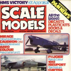 Hobbys: SCALE MODELS AÑO 1980 NOVIEMBRE