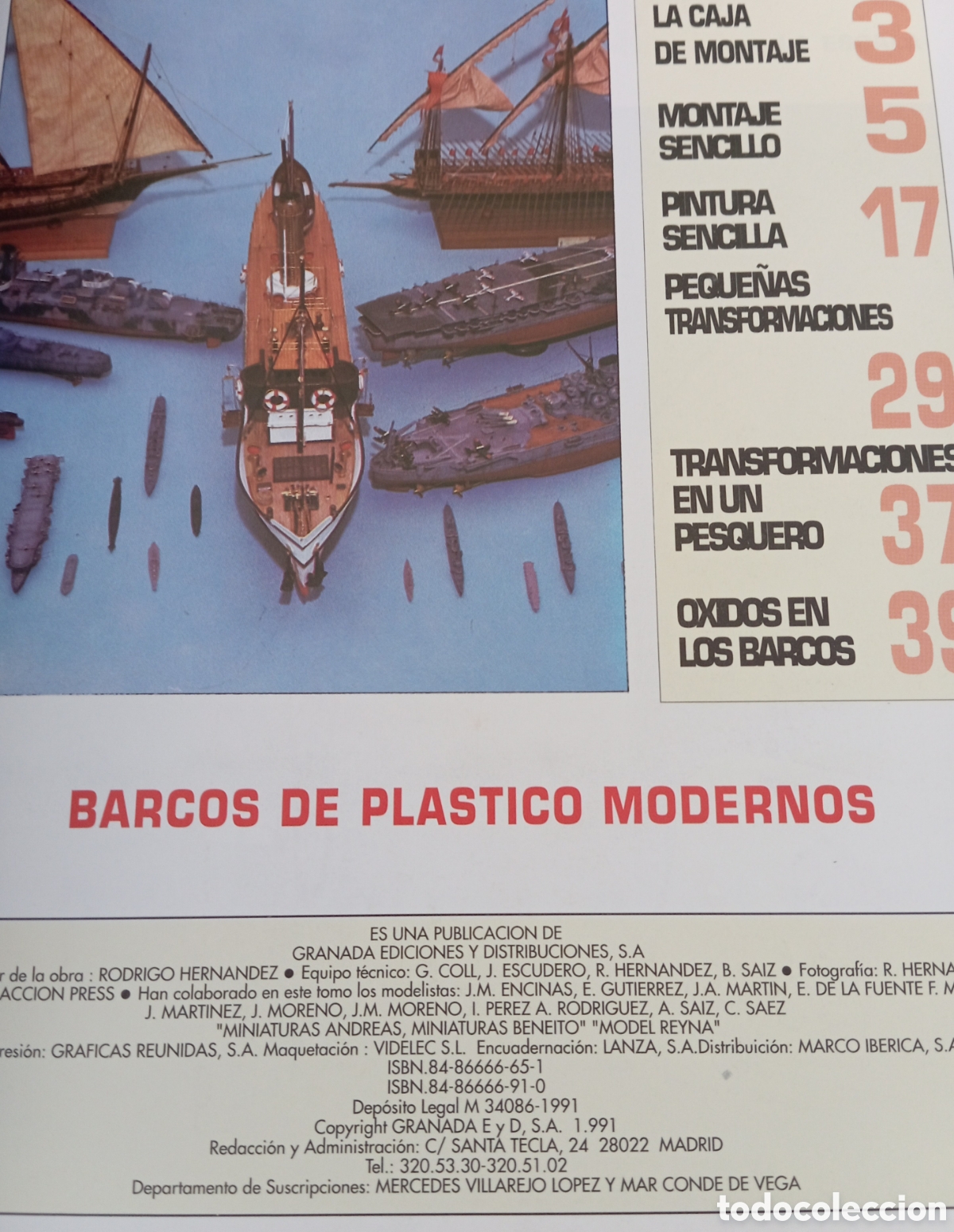 Hobbys: MODELISMO PRACTICO / BARCOS DE PLASTICO MODERNOS/ GRANADA 40 pag - Foto 2