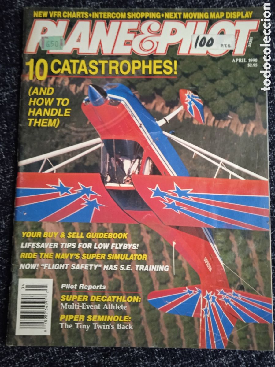 Hobbys: PLANE E PILOT APRIL 1990 REVISTA DE MODELISMO EN INGLES - Foto 1
