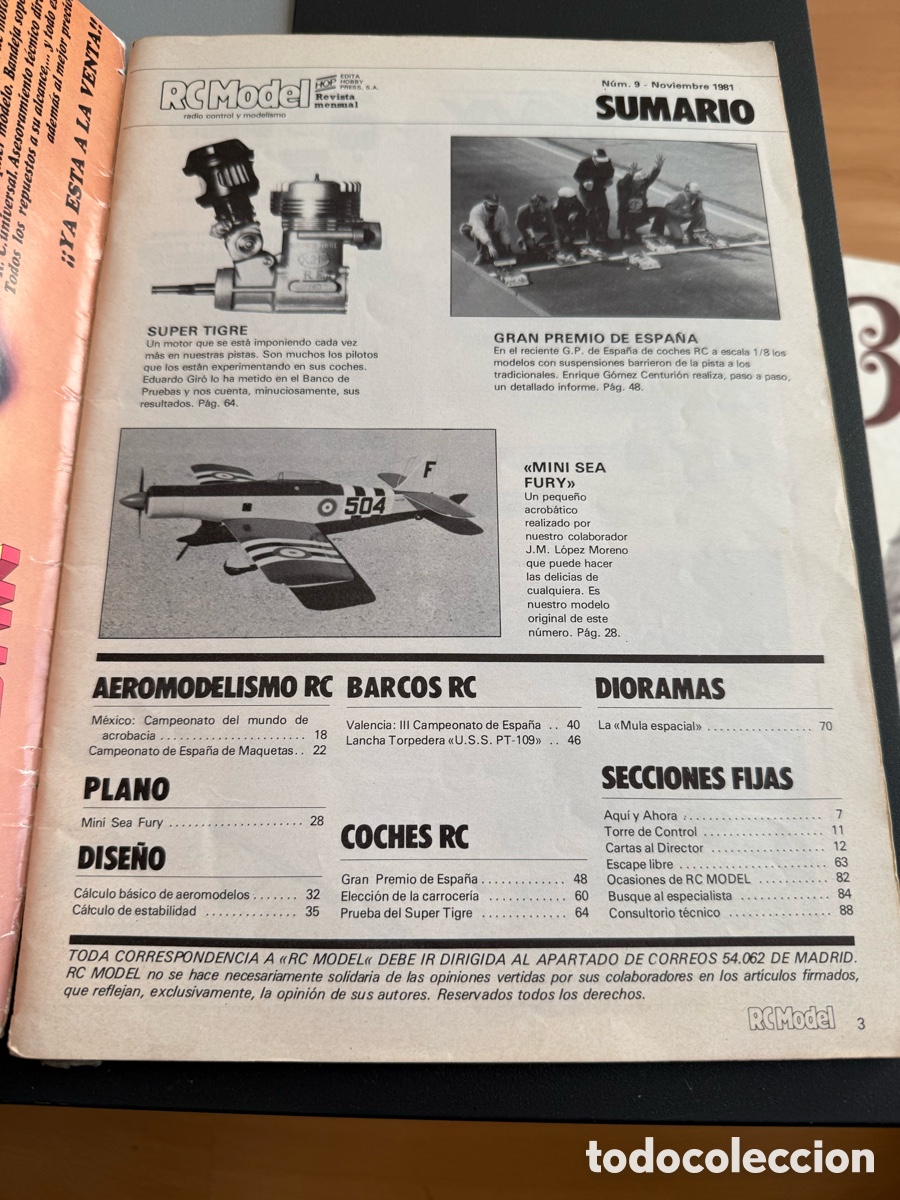 Hobbys: RC MODEL. A&Ntilde;O 1. N 9. 1981 - Foto 3
