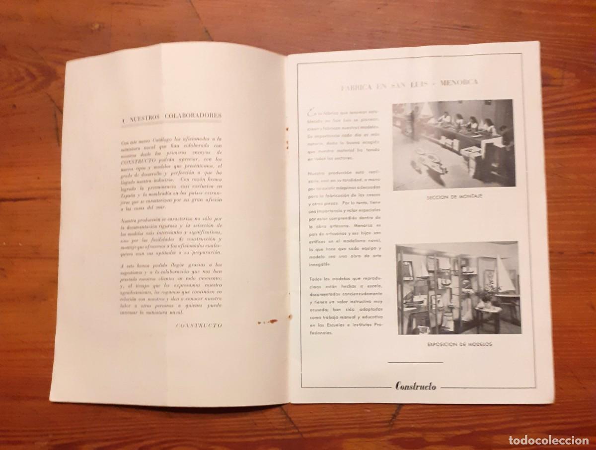 Hobbys: antiguo catalogo CONSTRUCTO MAQUETAS BARCOS - Foto 2