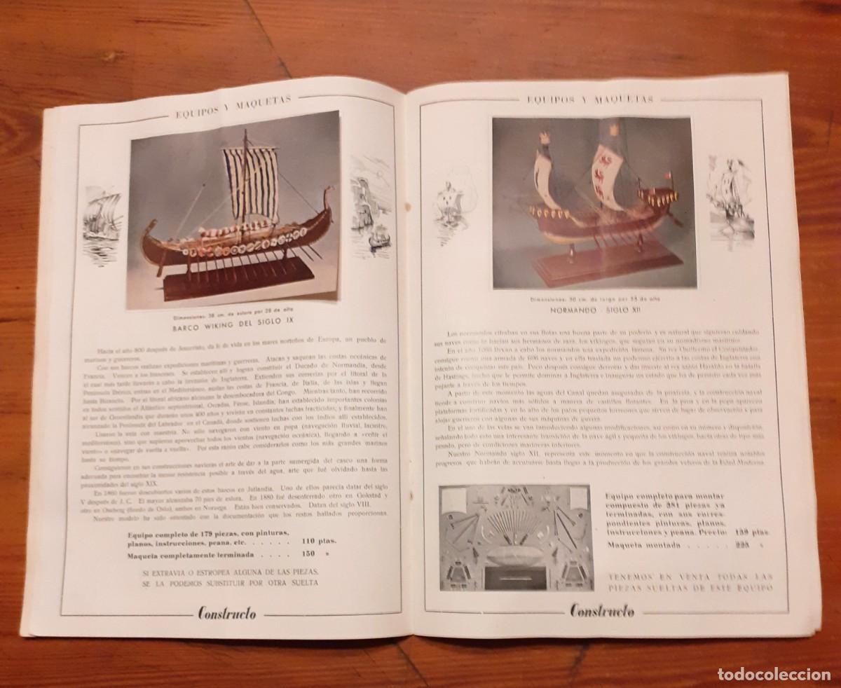 Hobbys: antiguo catalogo CONSTRUCTO MAQUETAS BARCOS - Foto 3