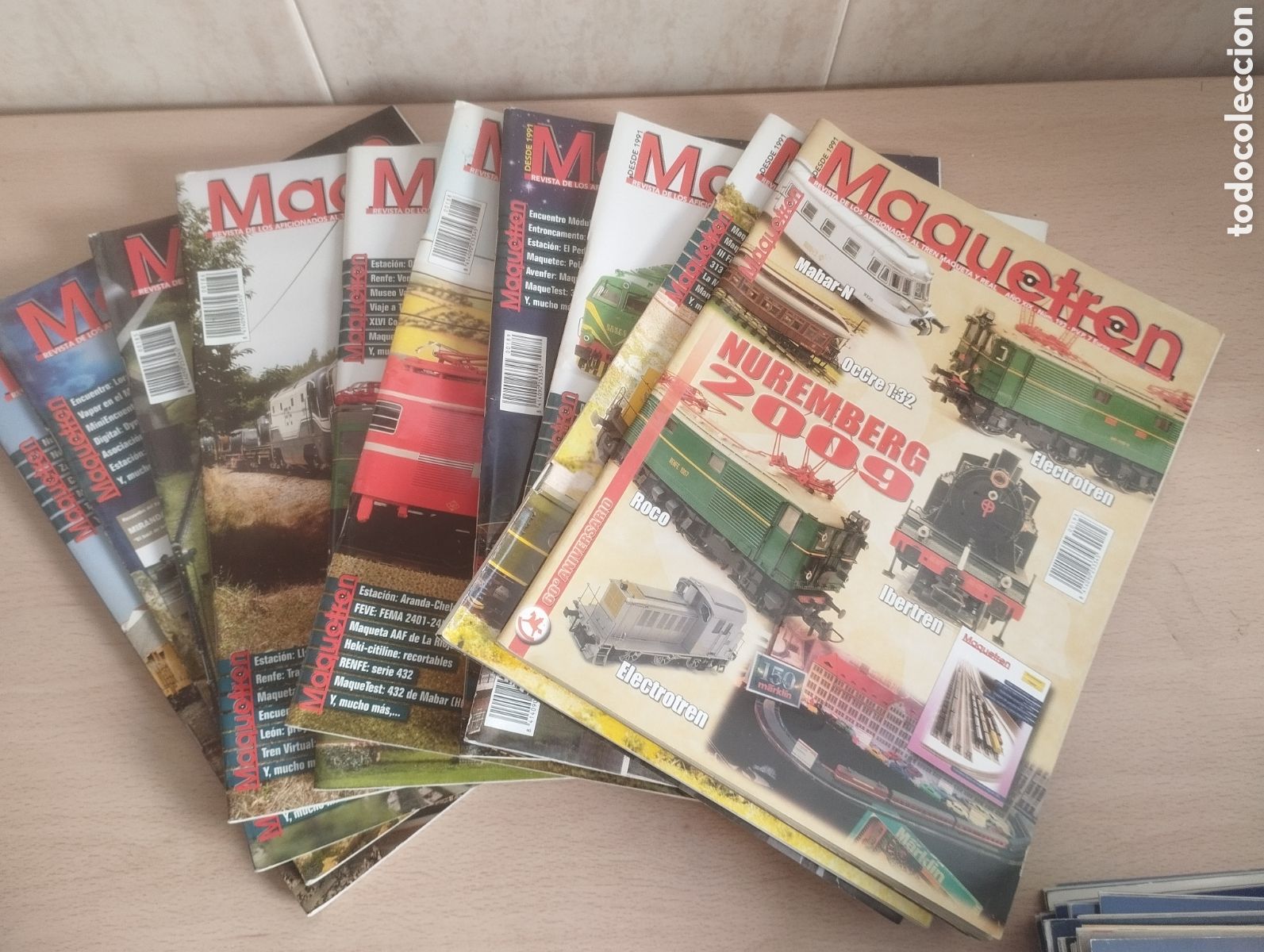 Hobbys: REVISTA MAQUETREN LOTE 10 NUM.ENTRE 182-192 VER RELACI&Oacute;N