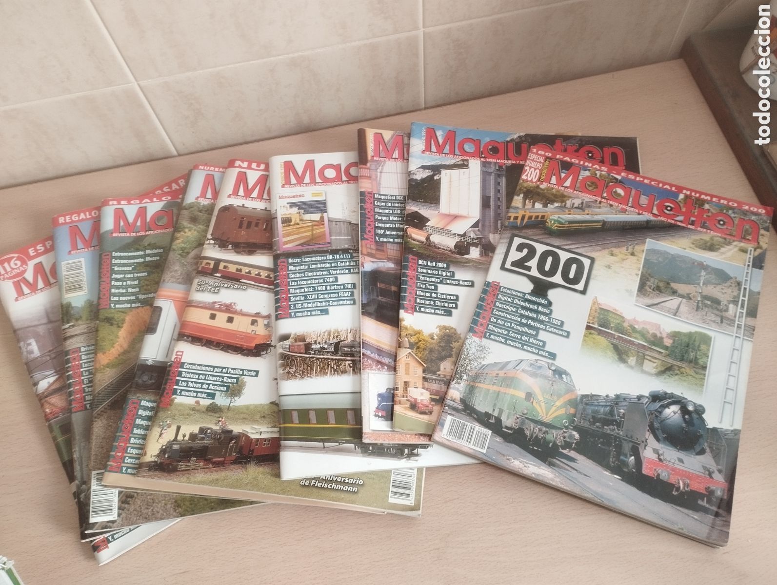 Hobbys: REVISTA MAQUETREN LOTE DE 10 NUM.ENTRE 164-203 VER RELACI&Oacute;N