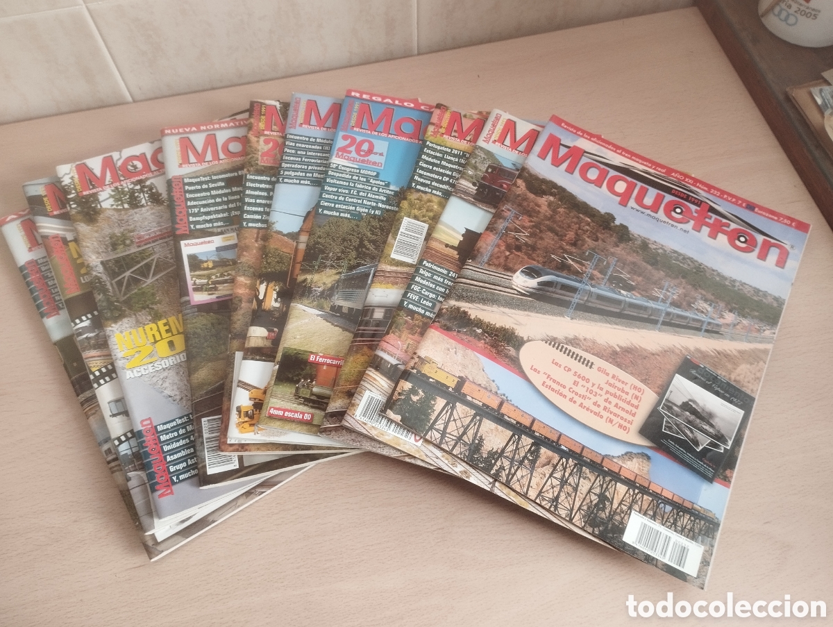 Hobbys: REVISTA MAQUETREN LOTE DE 10 NUM.ENTRE 204-232 VER RELACI&Oacute;N