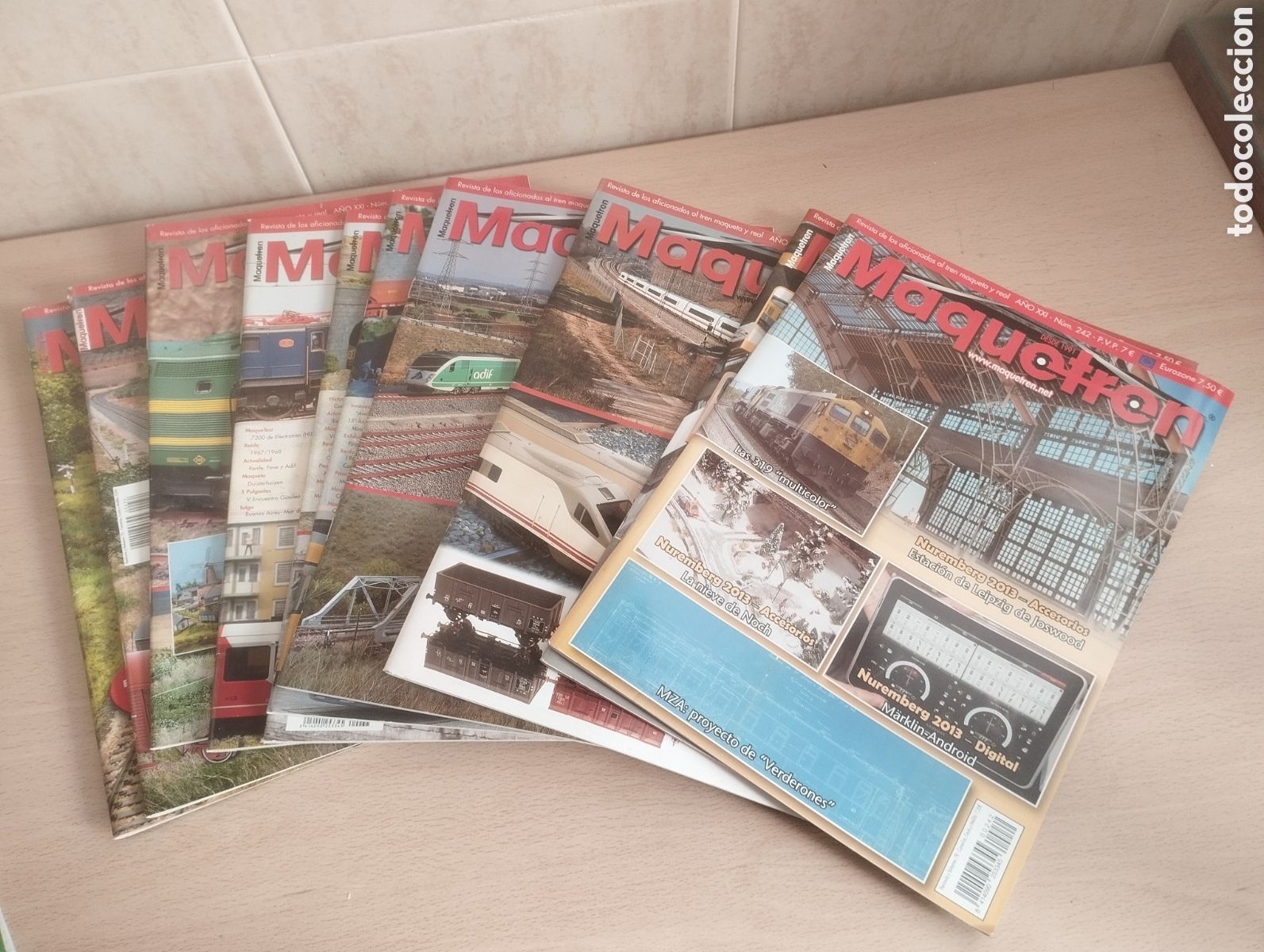 Hobbys: REVISTA MAQUETREN LOTE DE 10 NUM.ENTRE 233-242 VER RELACI&Oacute;N