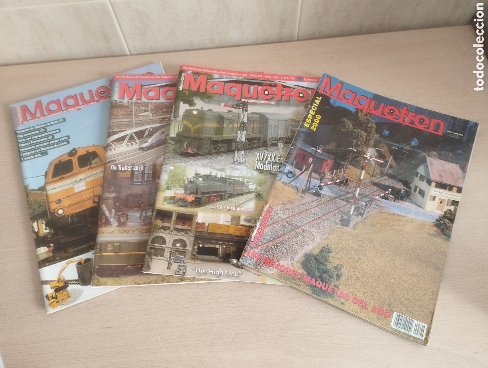 Hobbys: REVISTA MAQUETREN LOTE DE 4 NUM.222-243-244 Y ESPECIAL 2000