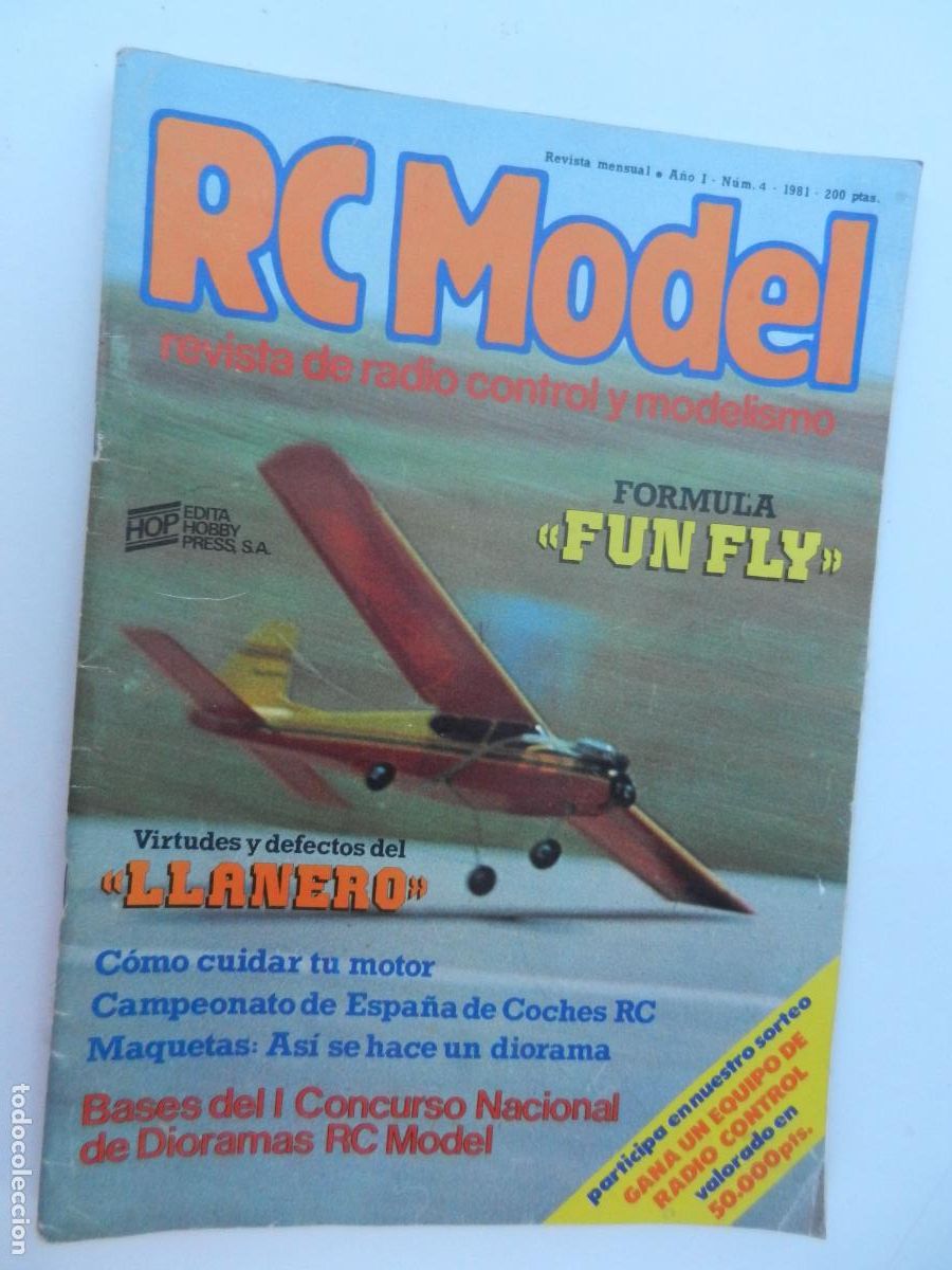 Hobbys: RC MODEL - REVISTA DE RADIO CONTROL Y MODELISMO - N&ordm; 4 - 1981 - AS&Iacute; SE HACE UN DIORAMA ...