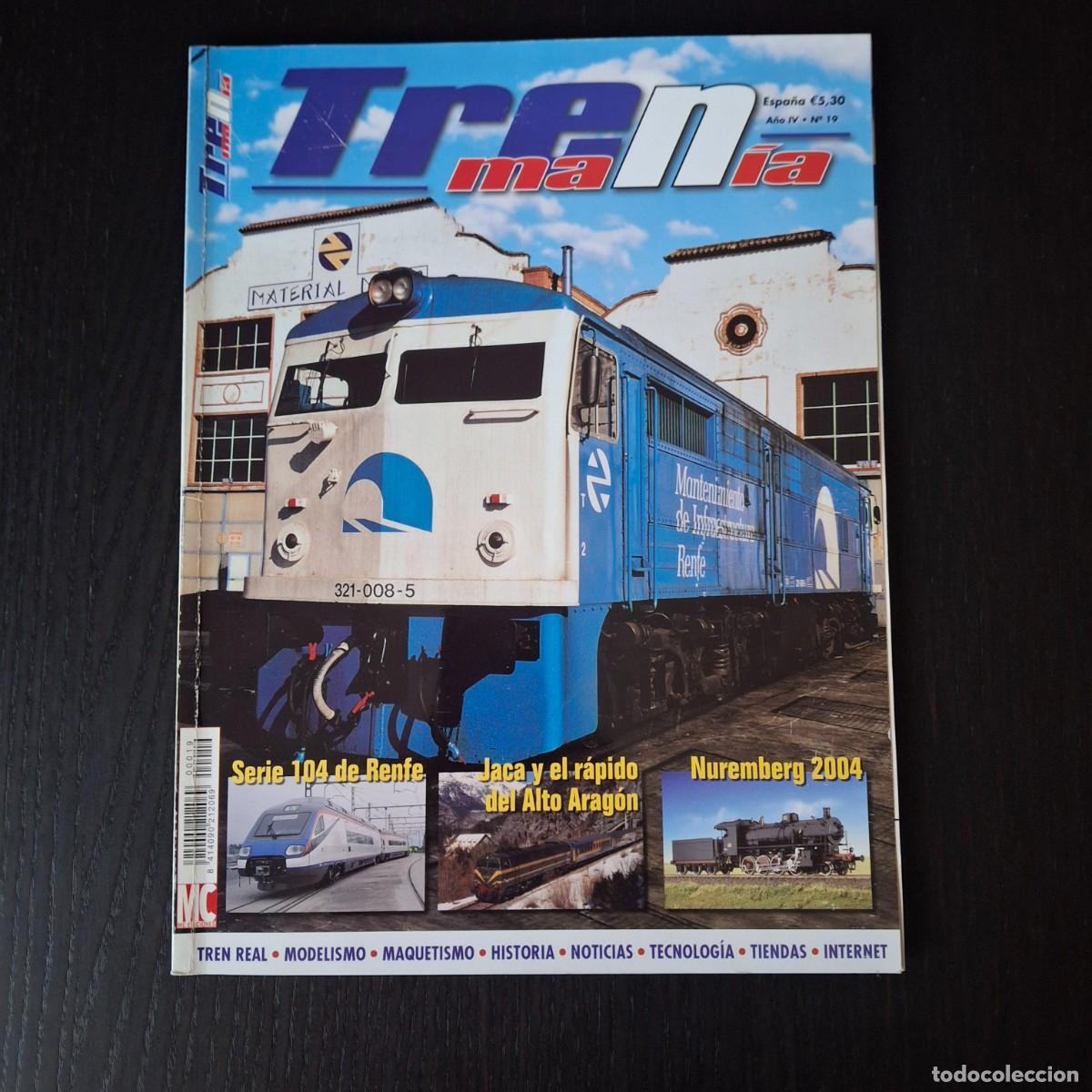 Hobbys: TREN MANIA N&ordm; 19 - TRENMANIA REVISTA TRENES TREN FERROCARRIL CARRIL MUNDO FERROVIARIO RENFE