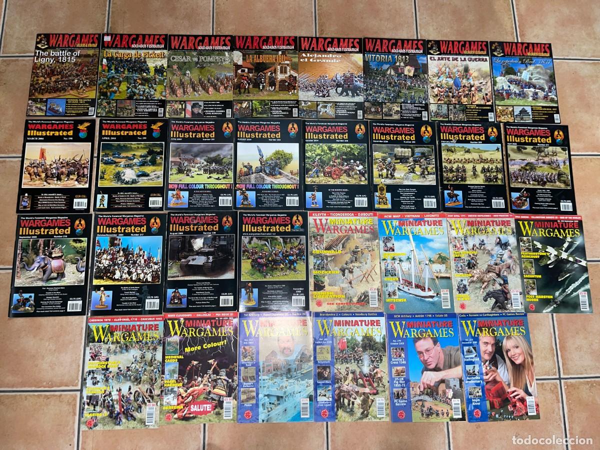 Hobbys: Lote 30 Revistas de Miniaturas WARGAMES Illustrated Soldados Estrategia Miniature Wargames a&ntilde;os 2000