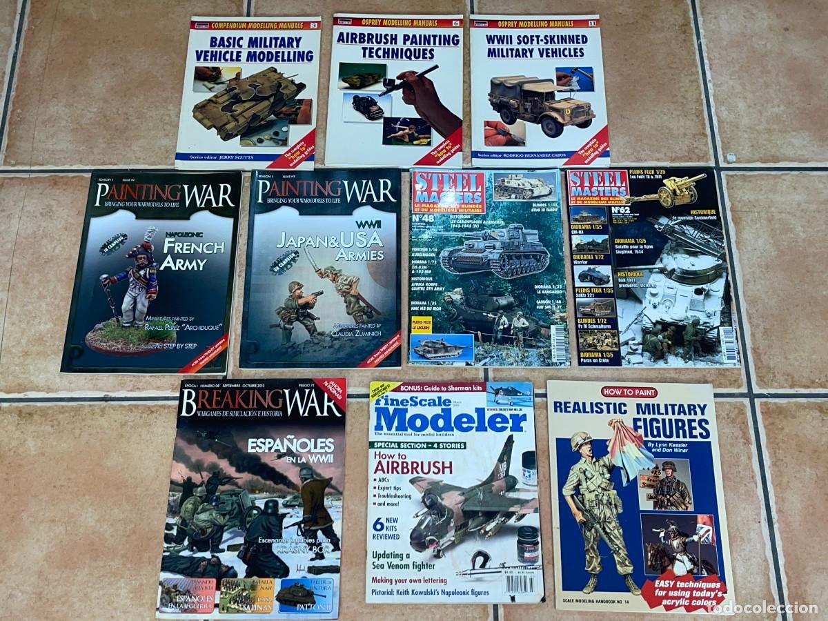 Hobbys: Lote 10 Libros Revistas Miniaturas Painting War Steel Masters Breaking War Osprey Modelling Modeler