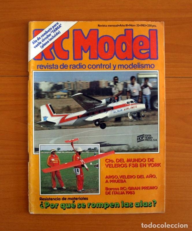 Hobbys: RC Model Radio Control y Modelismo-Revista -N&ordm; 32 del A&ntilde;o 1983 -HOP Edita Hobby Press S.A.