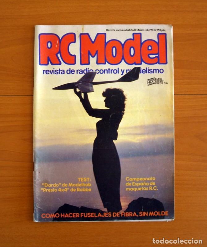 Hobbys: RC Model Radio Control y Modelismo-Revista -N&ordm; 33 del A&ntilde;o 1983 -HOP Edita Hobby Press S.A.