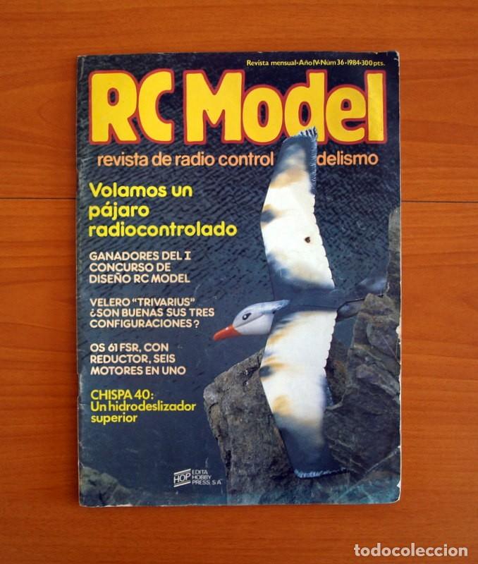 Hobbys: RC Model Radio Control y Modelismo-Revista -N&ordm; 36 del A&ntilde;o 1984 -HOP Edita Hobby Press S.A.