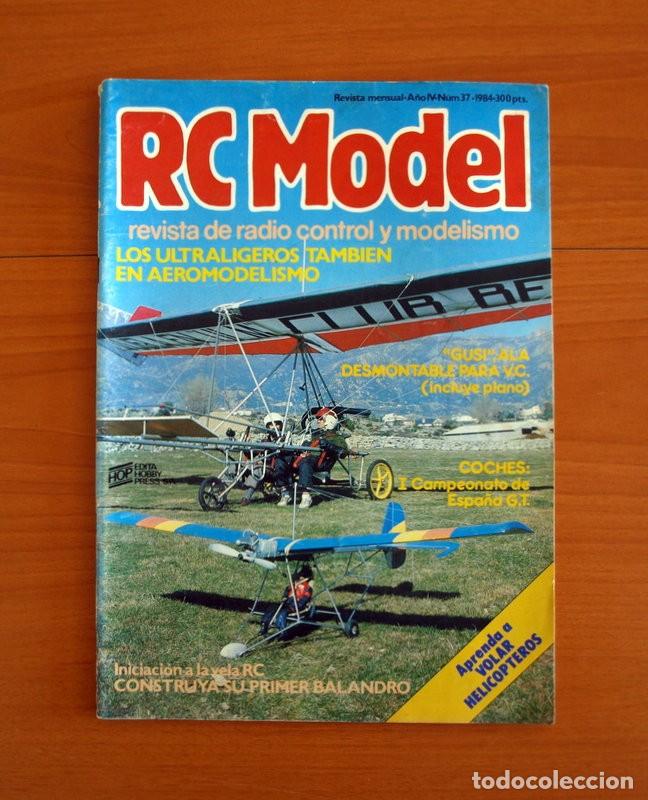 Hobbys: RC Model Radio Control y Modelismo-Revista -N&ordm; 37 del A&ntilde;o 1984 -HOP Edita Hobby Press S.A.
