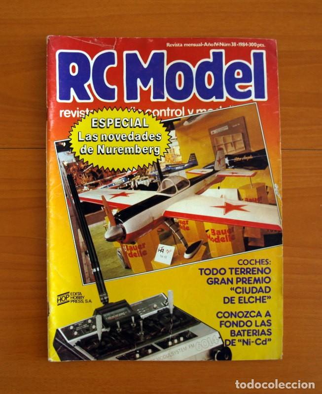 Hobbys: RC Model Radio Control y Modelismo-Revista -N&ordm; 38 del A&ntilde;o 1984 -HOP Edita Hobby Press S.A.