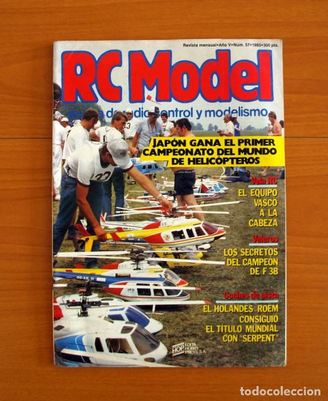 Hobbys: RC Model Radio Control y Modelismo-Revista -N&ordm; 57 del A&ntilde;o 1985 -HOP Edita Hobby Press S.A.