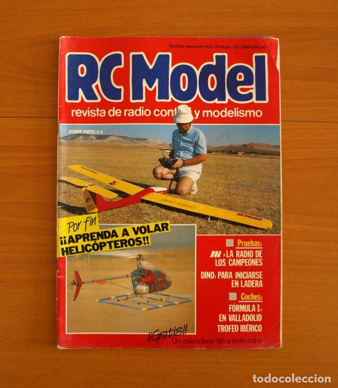 Hobbys: RC Model Radio Control y Modelismo-Revista -N&ordm; 59 del A&ntilde;o 1986 -HOP Edita Hobby Press S.A.