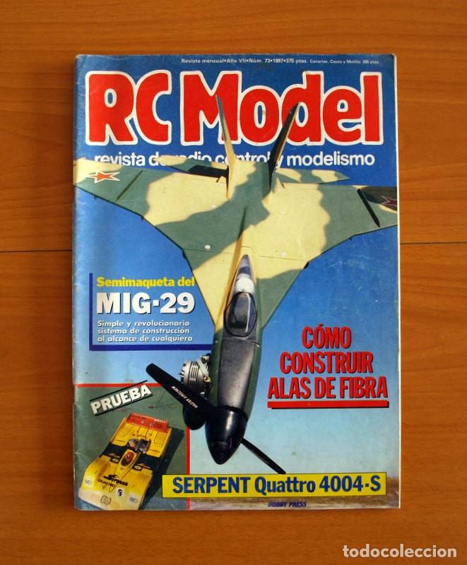 Hobbys: RC Model Radio Control y Modelismo-Revista -N&ordm; 73 del A&ntilde;o 1987 -HOP Edita Hobby Press S.A.