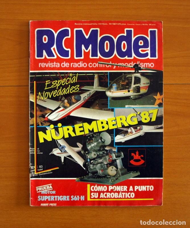 Hobbys: RC Model Radio Control y Modelismo-Revista -N&ordm; 74 del A&ntilde;o 1987 -HOP Edita Hobby Press S.A.