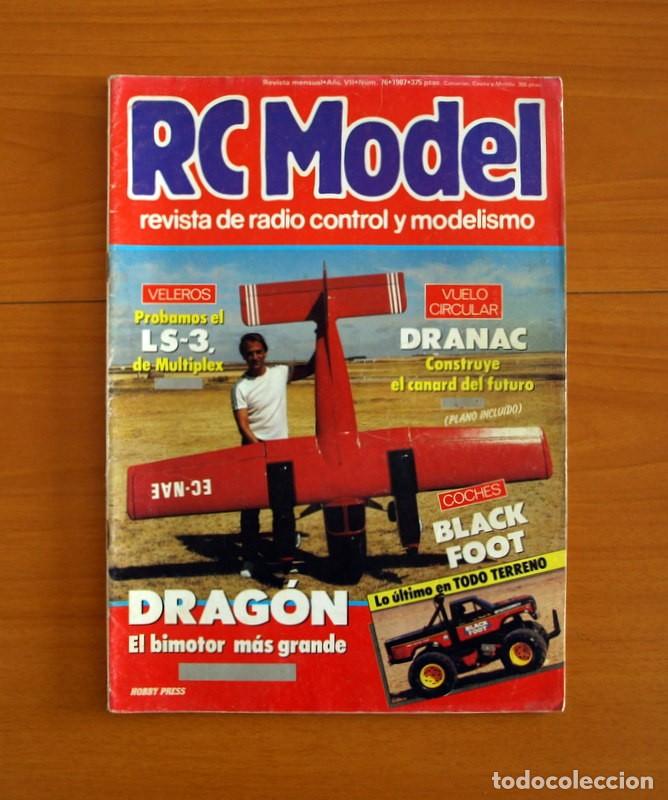 Hobbys: RC Model Radio Control y Modelismo-Revista -N&ordm; 76 del A&ntilde;o 1987 -HOP Edita Hobby Press S.A.