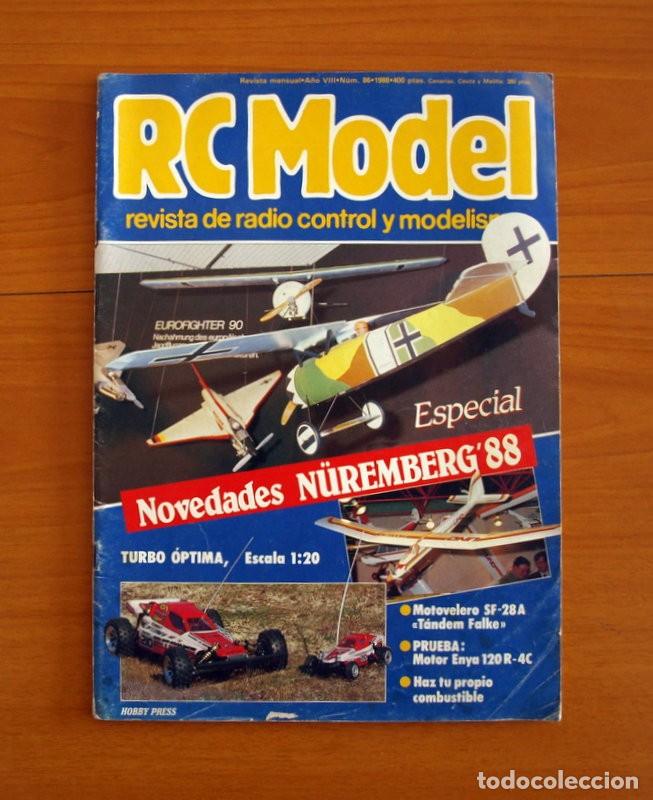 Hobbys: RC Model Radio Control y Modelismo-Revista -N&ordm; 86 del A&ntilde;o 1988 -HOP Edita Hobby Press S.A.